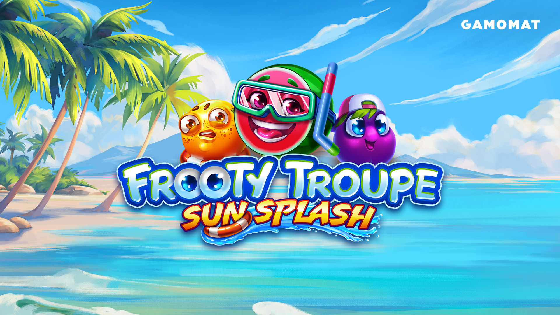 frooty_troupe_sun_splash_wallpaper_1920x1080 GAMOMAT launches its new Frooty Troupe series with feel-good slot Sun Splash