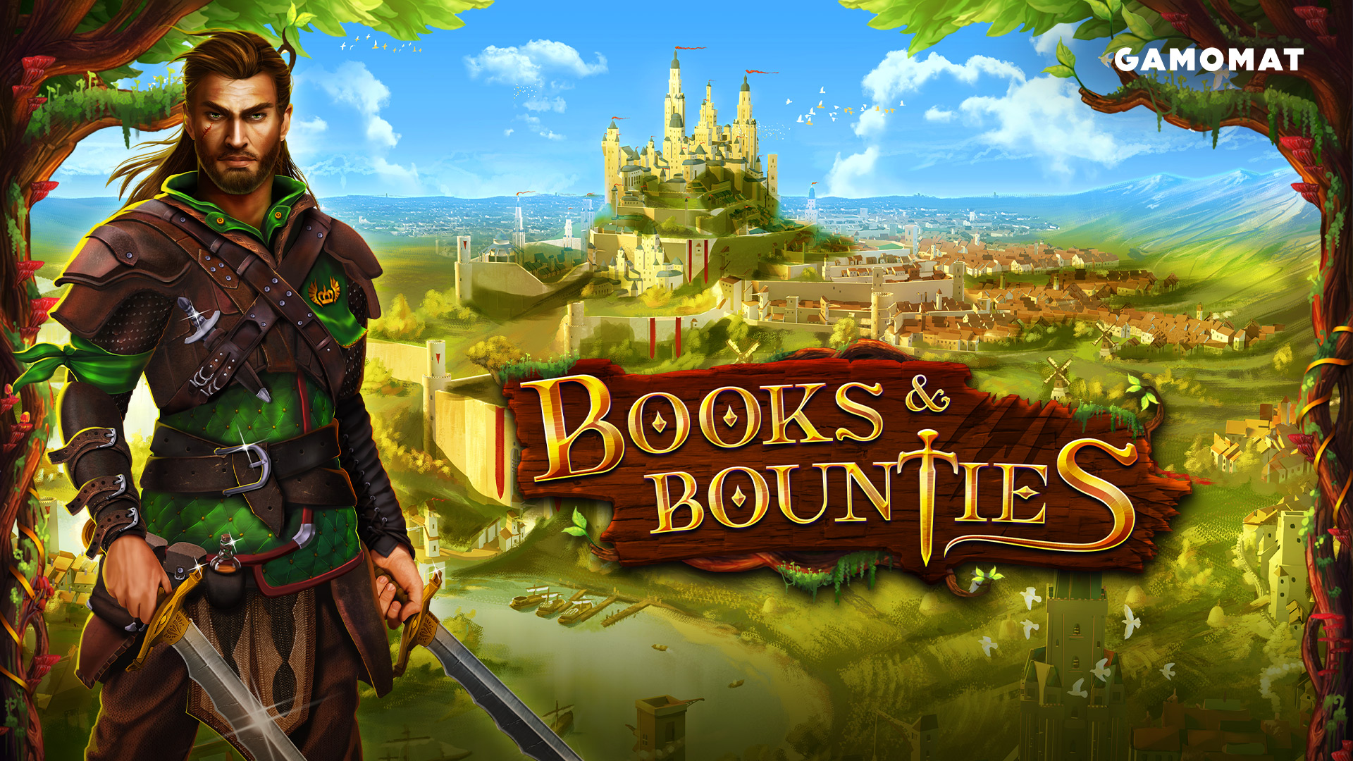 GAMOMAT releases Books & Bounties slot